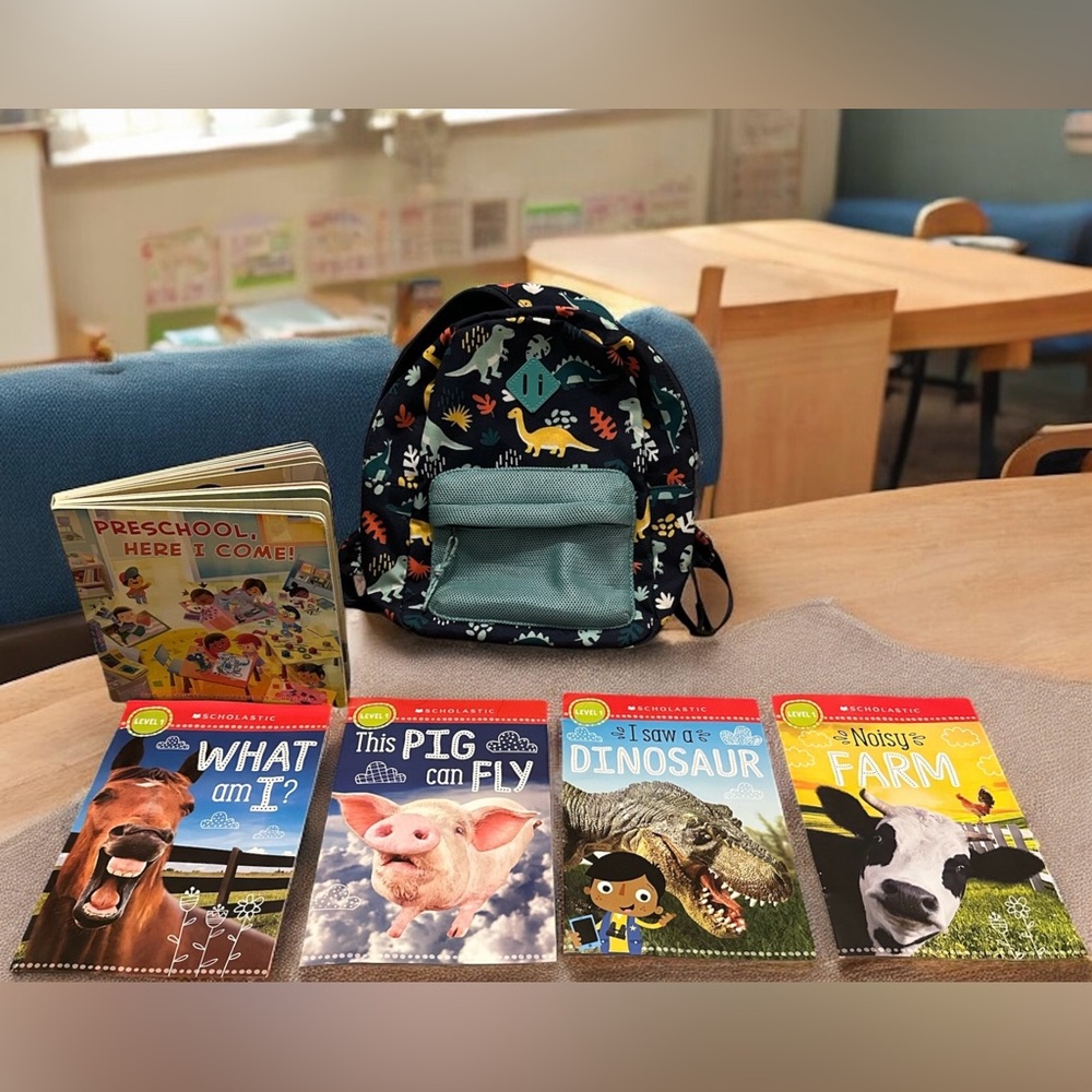Preschool Book & Backpack Bundle – Perfect for Early Learners!